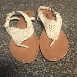 Beachy Crocheted Gladiator Sandals